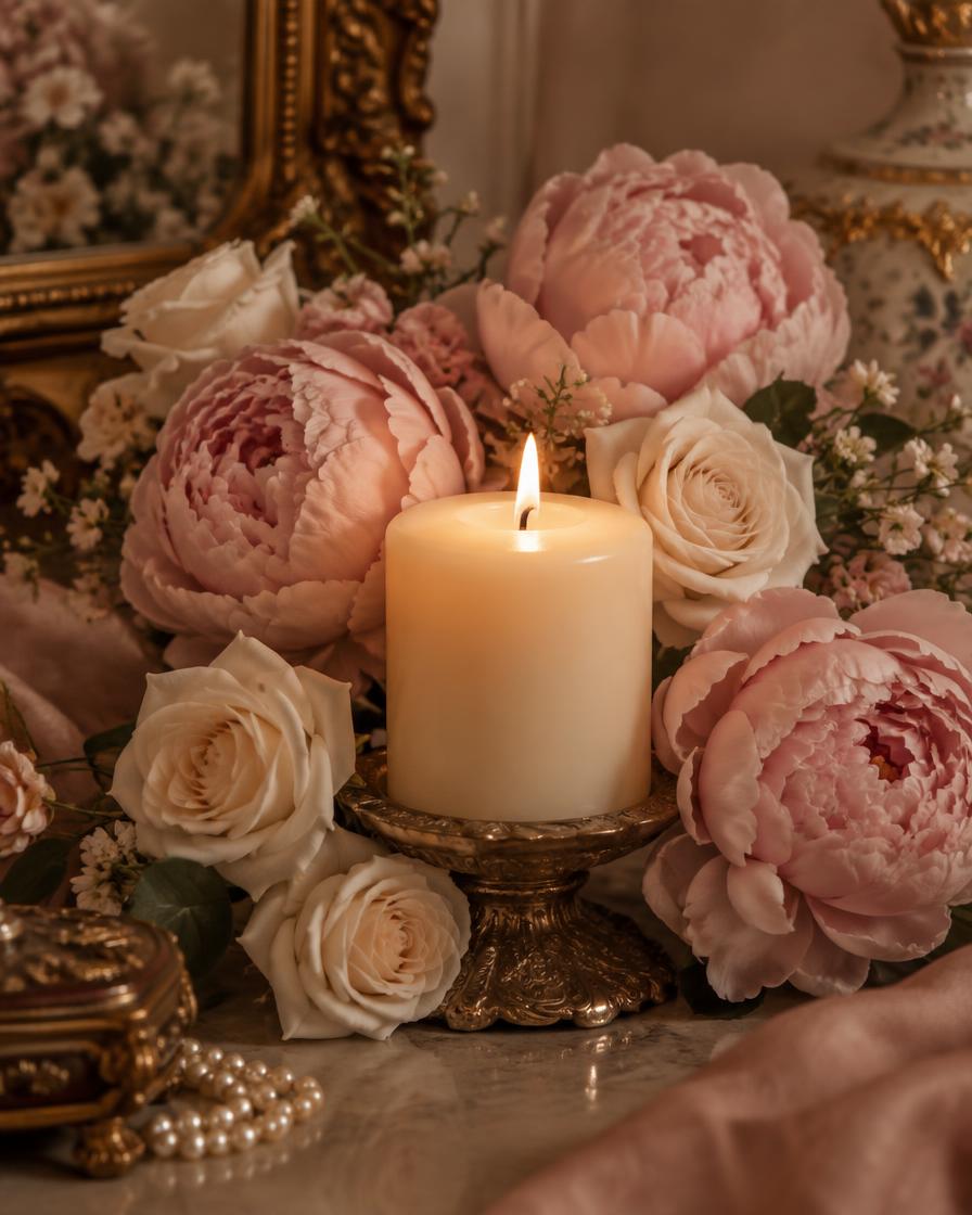 Floral Candles